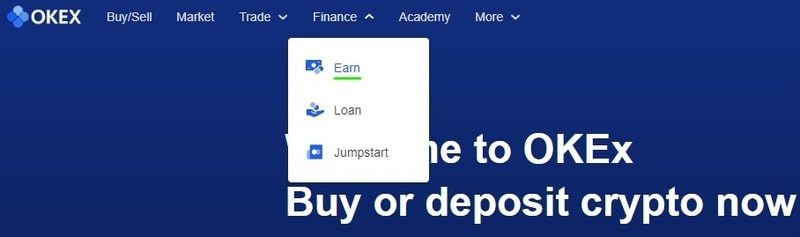 صفحه اصلی صرافی OKEx