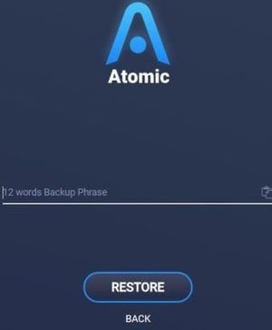 وارد کردن مجدد عبارت بازیابی