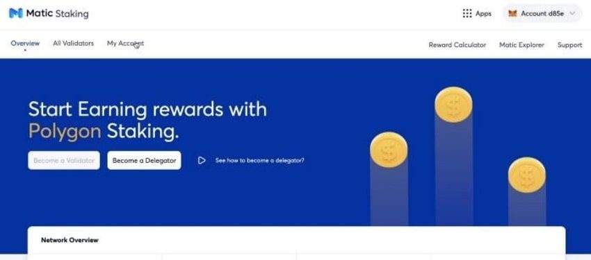 داشبورد کیف پول Matic
