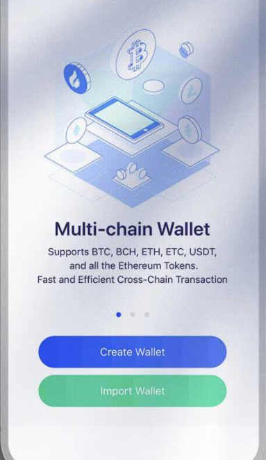 ایجاد کیف پول Huobi Wallet