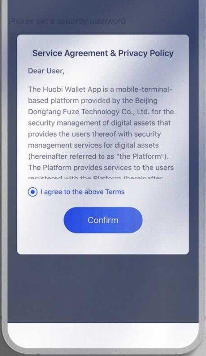 موافق با قوانین کیف پول هوبی