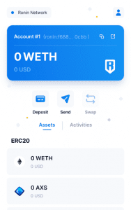 فضای کیف پول رونین