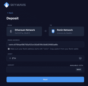 صفحه واریز از پل رونین