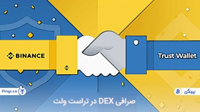 آموزش تصویری صرافی DEX در تراست ولت Trust Wallet