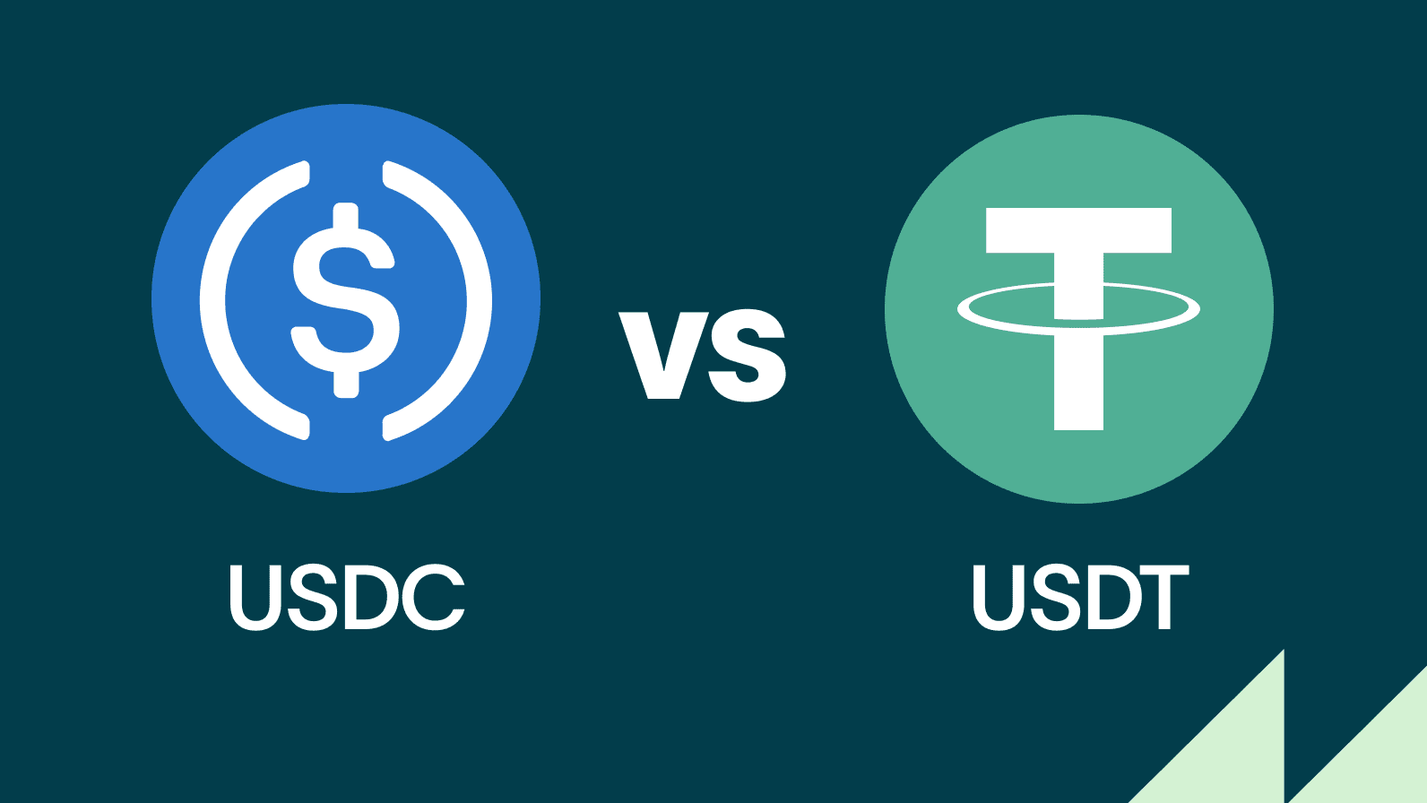USDC در مقابل تتر
