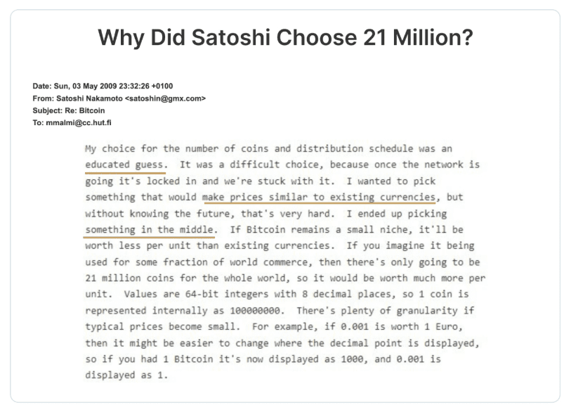 سقف عرضه ۲۱ میلیون واحدی بیت‌کوین