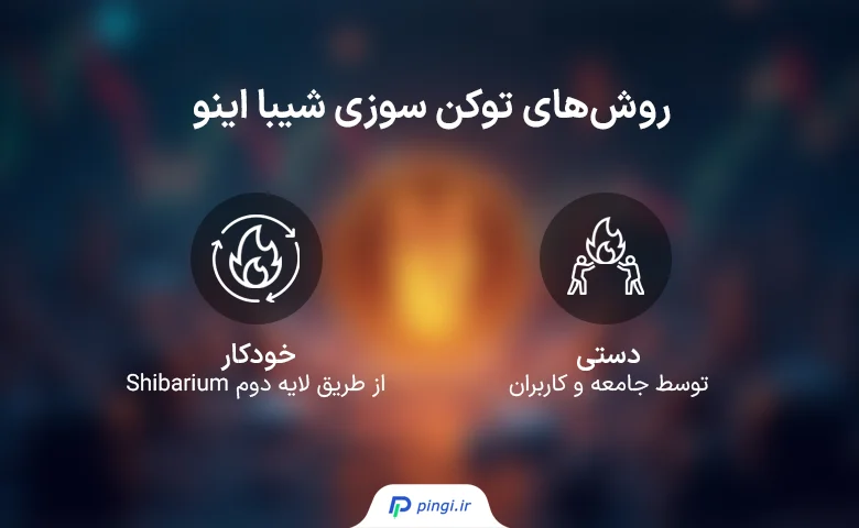 روش‌های توکن سوزی شیبا اینو | پینگی