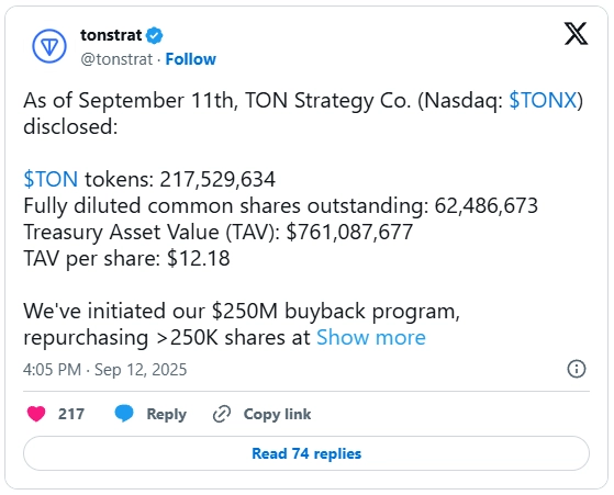 جزئیات برنامه باز خرید شرکت تون استراتژی | پینگی